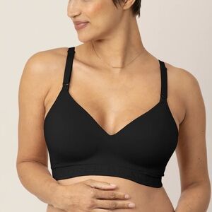Kindred Bravely Signature Sublime®Contour Maternity &Nursing Bra Black Small Nwt